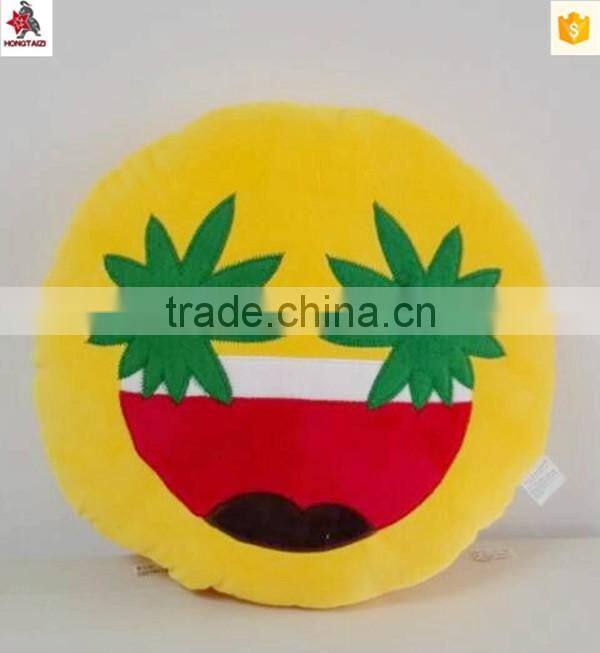 2016 China stuffed smiley face soft toys emoji pillows
