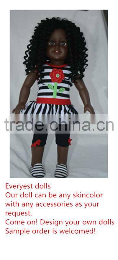 African american girl doll with curly hair wigs