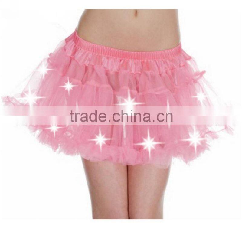 Teens/ Adult Light Up LED Night Fun Warrior Run Rave Party Skirt Tutu