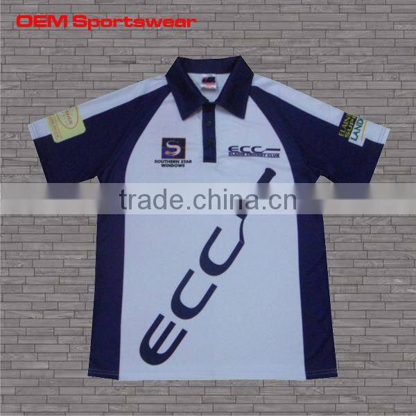 New design custom team cricket jersey for sale