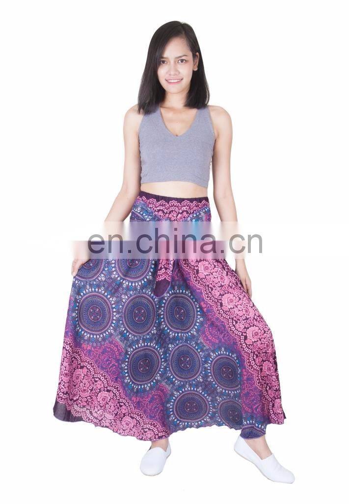 Lofbaz Bohemian Women's Long Skirt Hippie Style One Size Fits for All