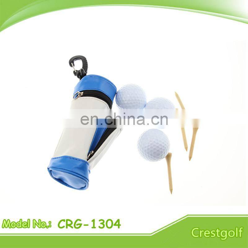 Color golf ball and tee bag