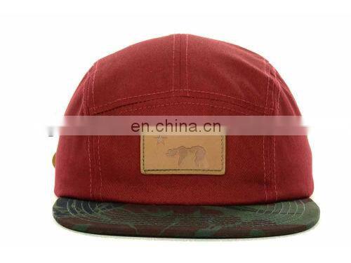 Western popular black leather hat