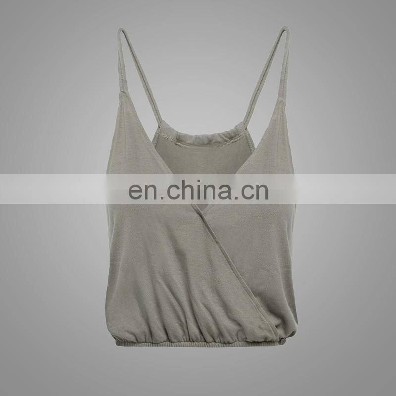 2016 Summer Short V-neck spaghrtti strap t shirt Girls Hot Sexy Blouses Women tops