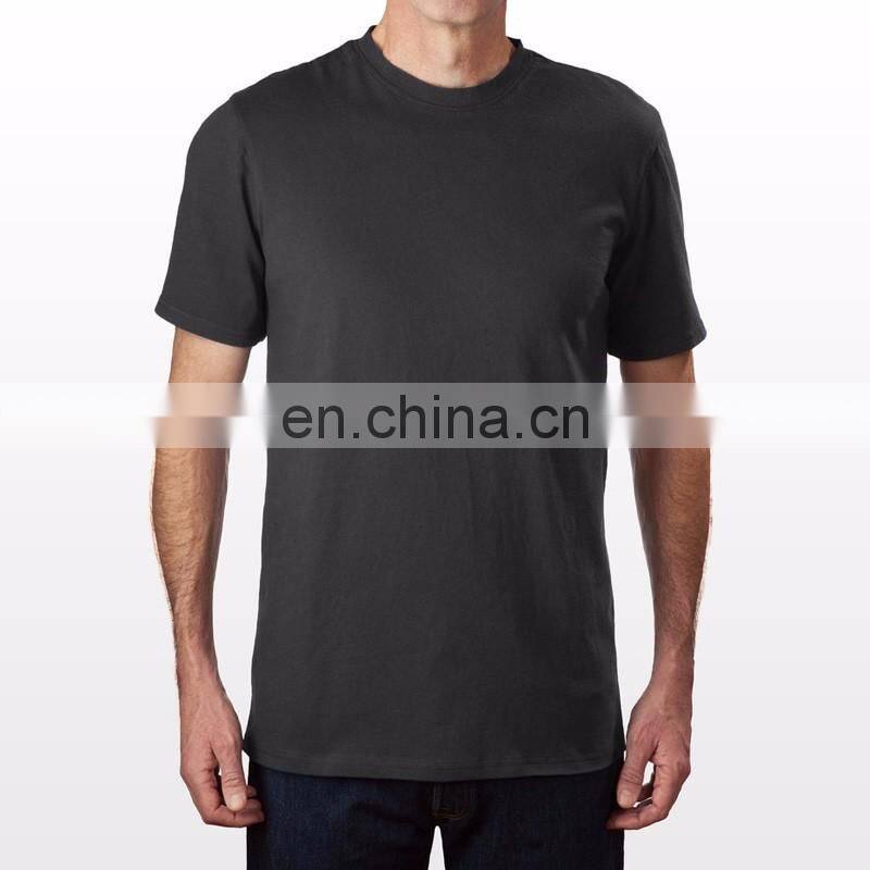 100% Cotton Customized Wholesale unisex sublimation blank fitted plain round neck men t-shirt
