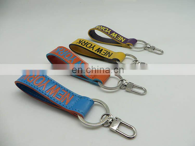 New Style Promotion Gift Leather Keychain Custom