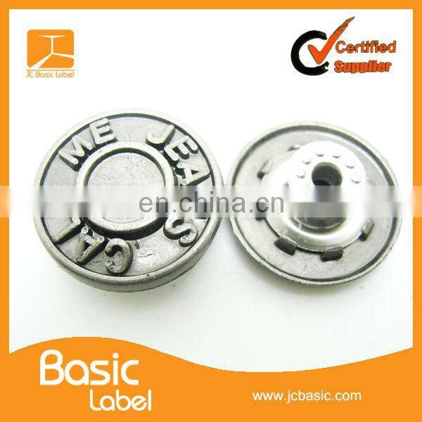 jeans button jacket metal buttons