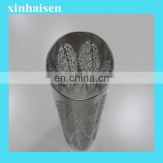 Customized wholesale led light metal round lampshade for christmas decoration