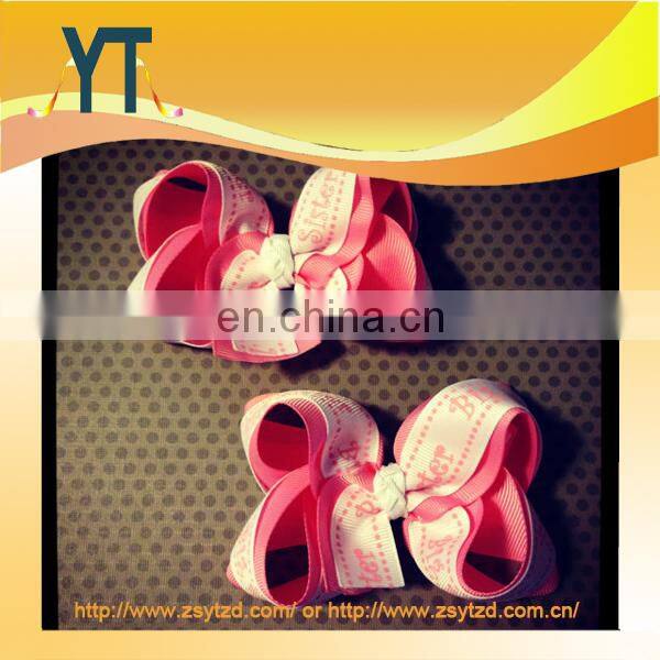 Top Grade Double Satin Big Hair Bow/Barrette/Hair Pin