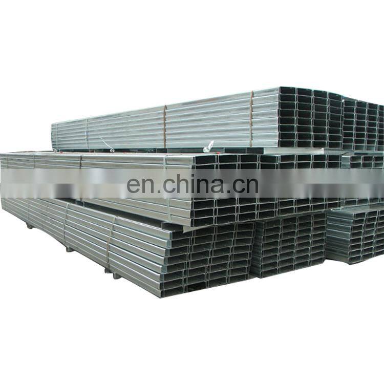 Factory high quality galvanized metal construction c purlins