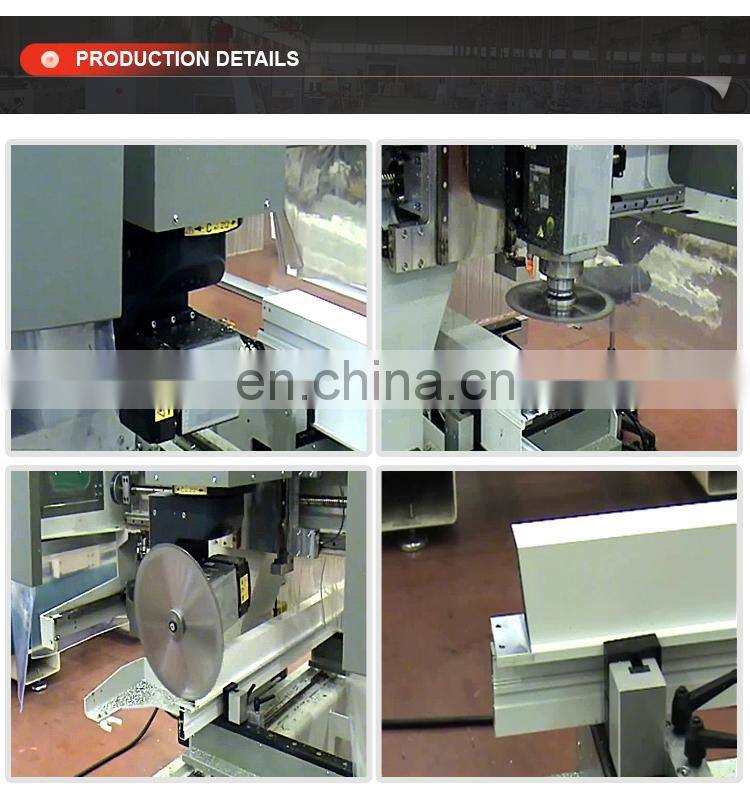 Aluminum curtain wall 3 axis cnc machine centre