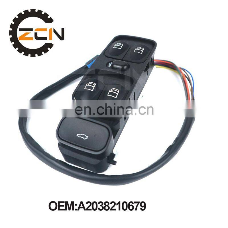Auto Power Window Switch OEM A2038210679 For W203 C-CLASS C320 Front Left