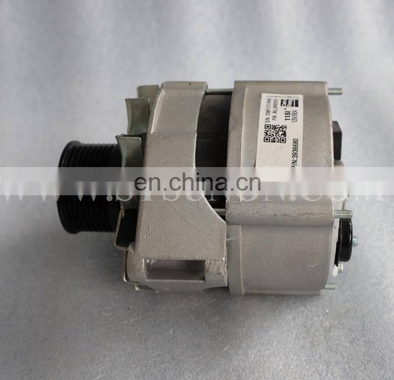 Best price QSB4.5 ISF2.8 ISF3.8 Genuine diesel engine spare part 12V 55A alternator 3936680