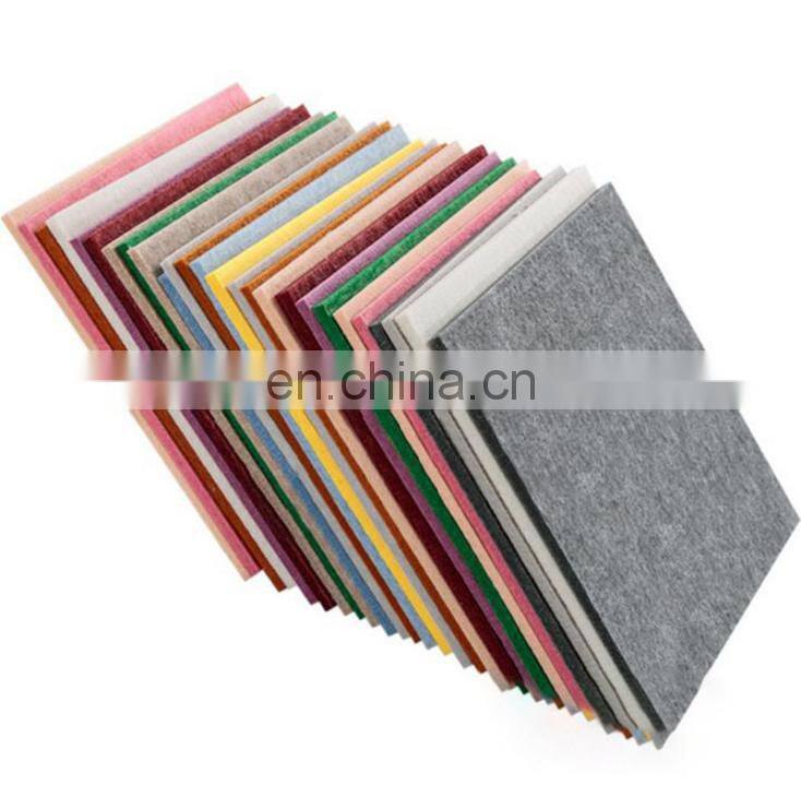 High manufacturer polyester fiber acoustic panel with high quality