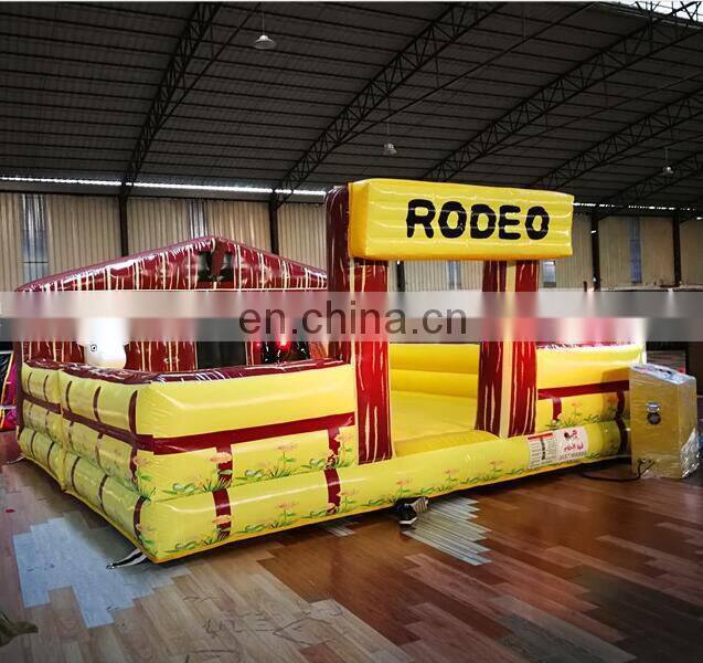 Original Factory Supply CE Certified Kids Inflatable Mechanical Bull Ride Game