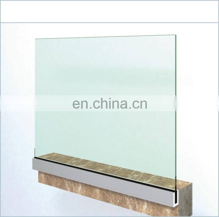 glass railings tempered glass fence panels frameless glass balustrade railing aluminium profile system
