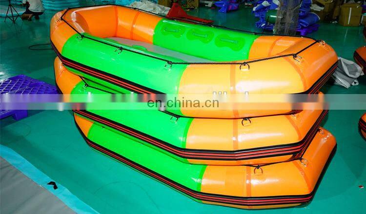 Factory Direct Sale Inflatable Rubber Drifting Boat Inflatable Plastic Boats Fishing Rubber Pontoon Boat
