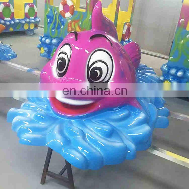 cheap amusement rides 4P mini train amusement rides indoor trackless train with track