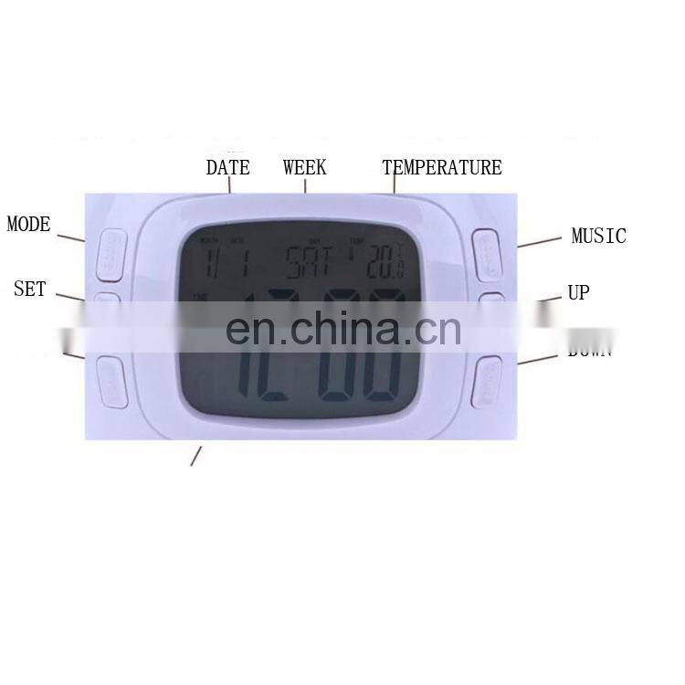 muti-colors Digital Thermometer led star sky projector clock