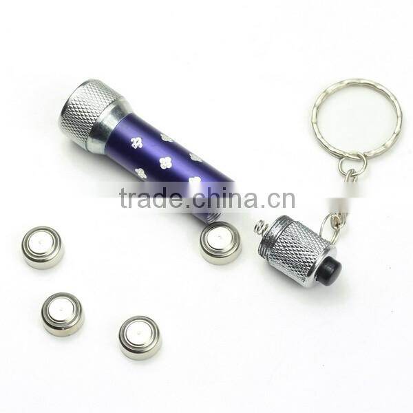 Wholesales LED torch mini led kaychain for promotion gift
