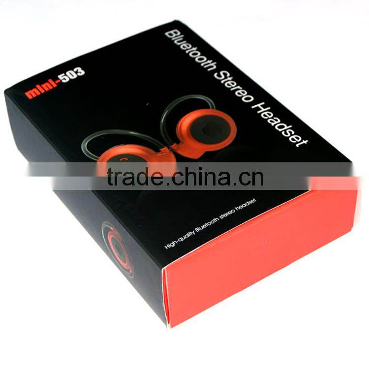 Bluetooth wireless headset stereo headphone(Blue)