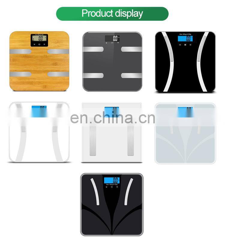Factory Digital Bathroom Weighing Scale Body Fat Scale Electric BMI Weight Scale