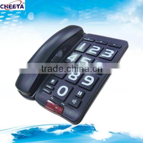 Cheap big button telephone set