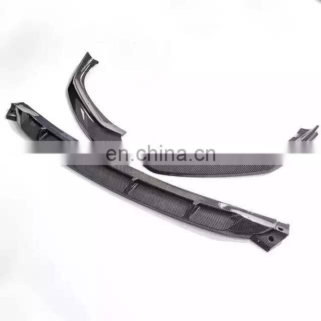 Gloss Black carbon Fiber front lip bumper lip for 5 series f30 f35