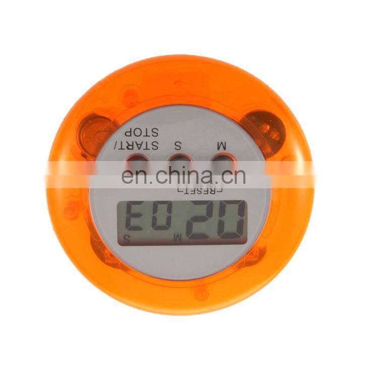 Mini Round LCD Digital Cooking Home Kitchen Digital Countdown Timer UP Timer Alarm