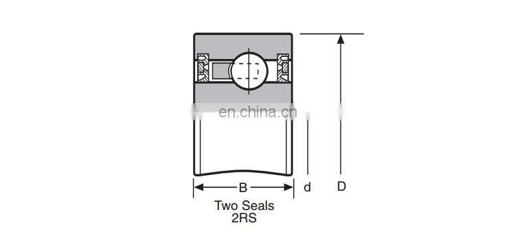 FPCU1200-2RS1 THIN SECTION BALL BEARINGS FPCU 1200-2RS1