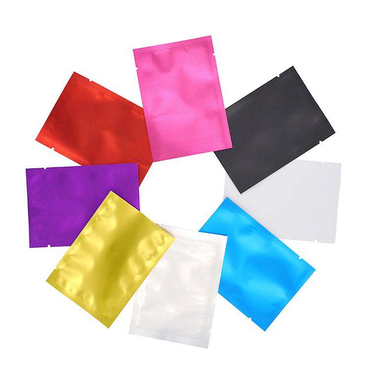 Smell Proof Three Side Sealed Sugar Sachet Mylar Packaging Bag
