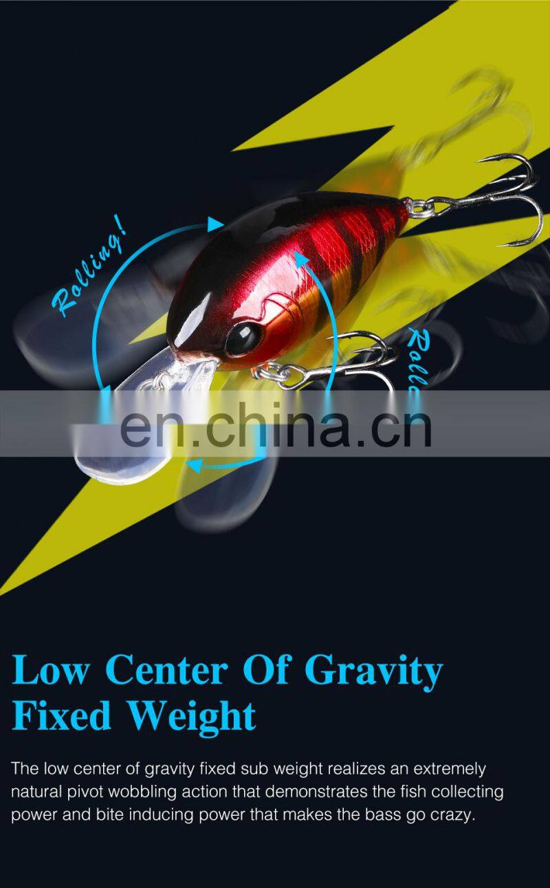 13g Trolling Lure Crank Bait Fake Fish Floating bait Mini Crankbait Fishing Lure