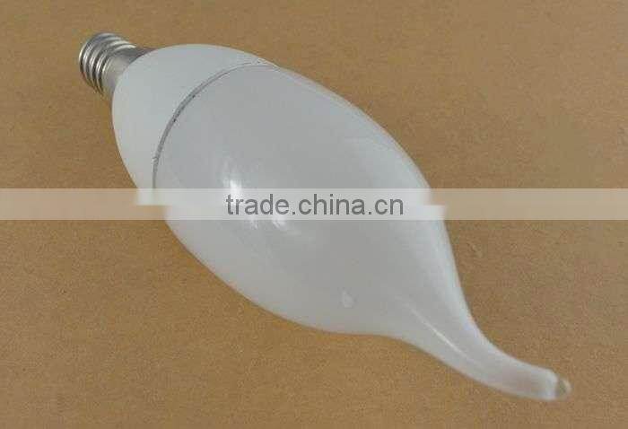 CE RoHS 5.5W 450lm E14 C37 Tail LED Candle Light
