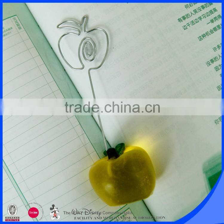 Apple design memo clip business card holder