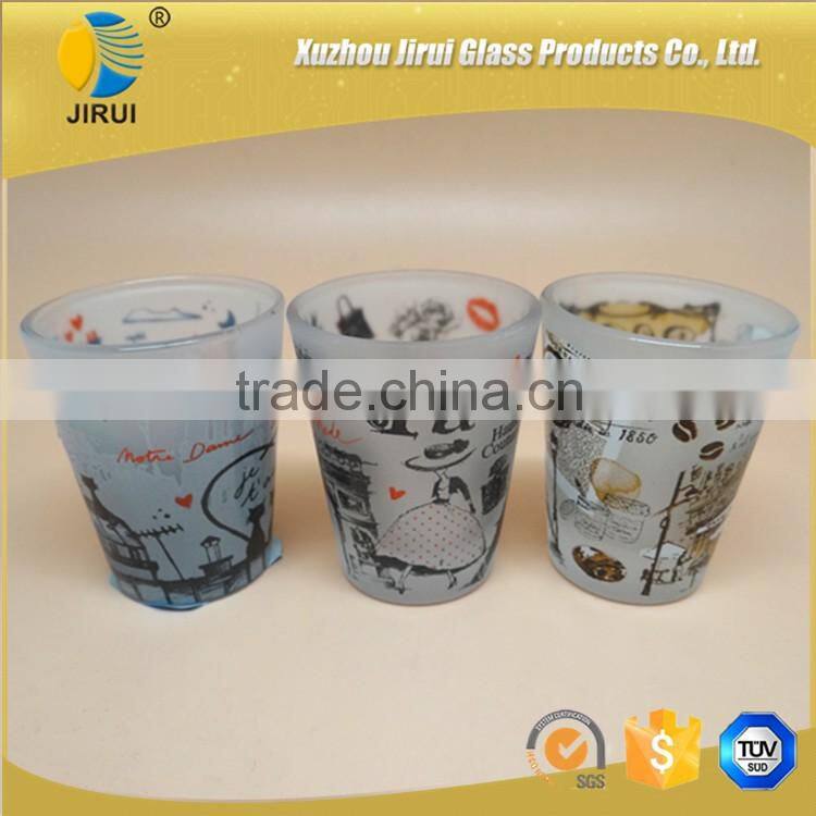 50ml colourful round wine glass cup for drinking