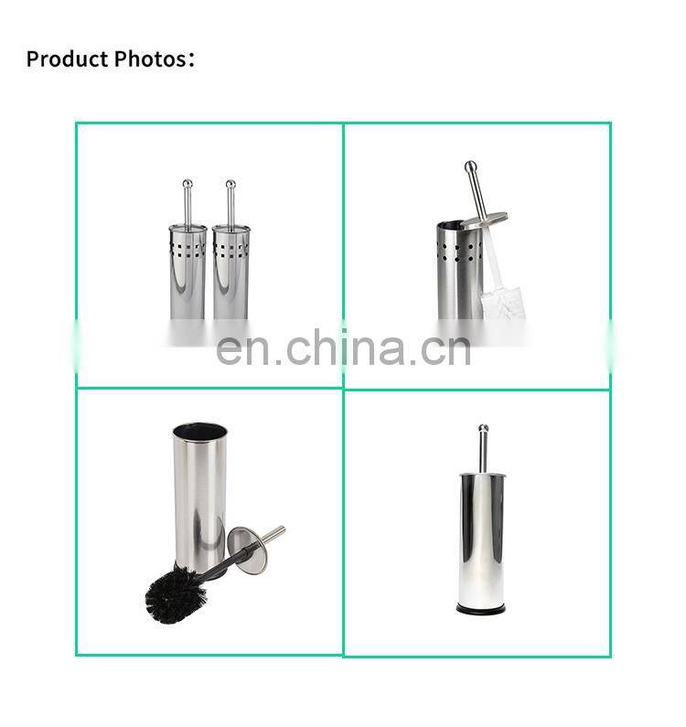 Modern Stainless steel bathroom cleaning toilet brushes long handle bathroom toilet brushes toilet brush stainless steel