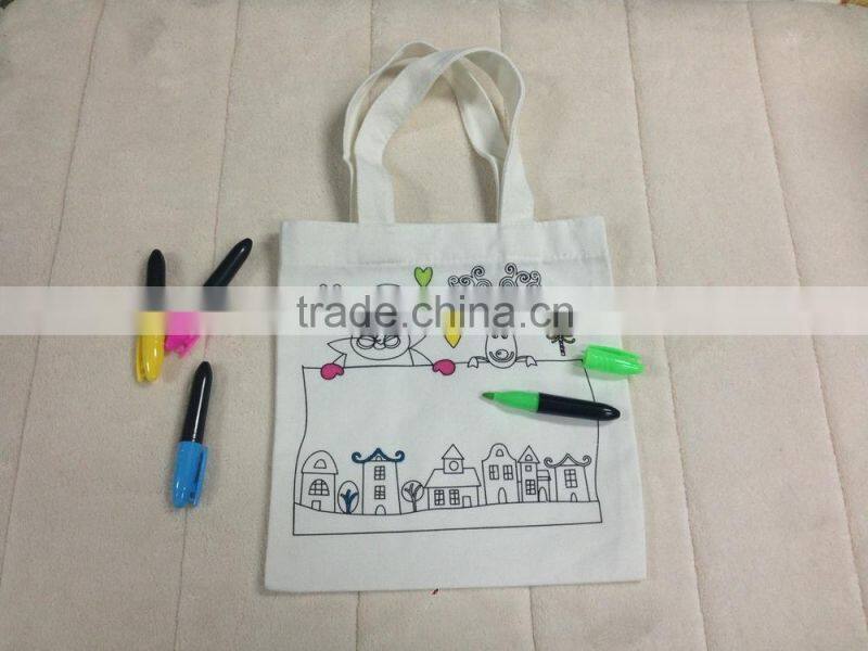 Canvas DIY drawing bag