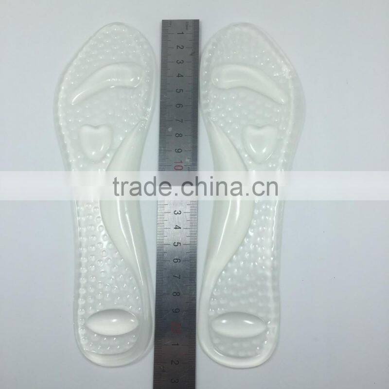 Hot sale 3/4 foot insole pads high heel shoe pads PU insole pads