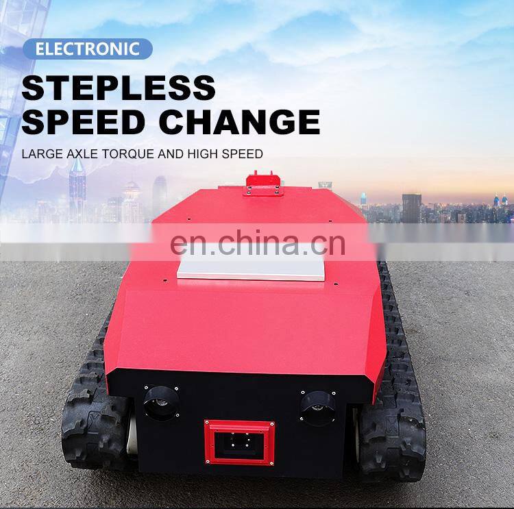 Commercial Rubber Tracked Off Road Tank Robot Chassis With CE