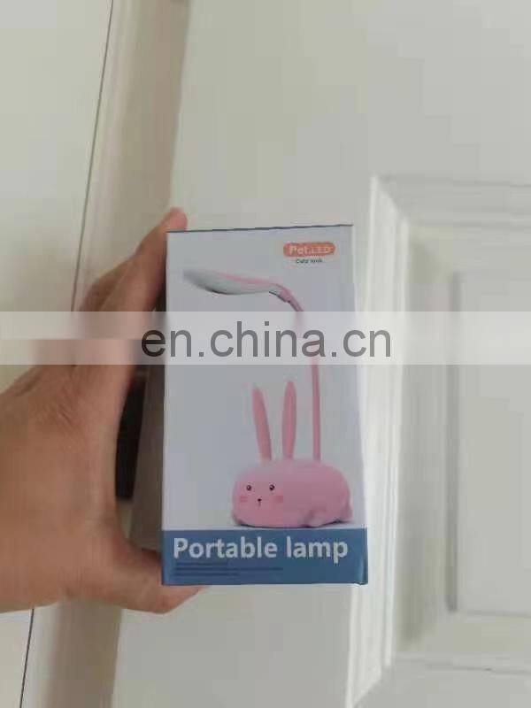 novelty design lovely led cartoon portable table lamp