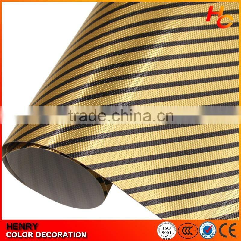 High glossy curtain rod/curtain pipe golden PVC film/PVC paper self adhesive