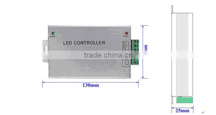 DC12V 144W IR 24 Key RGB LED Controller Aluminum