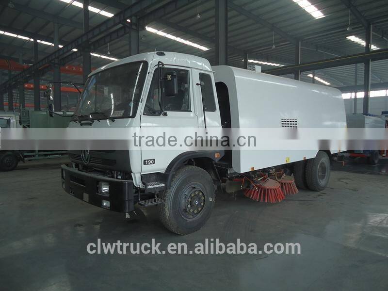 2014 factory low price vacuum road sweeper truck