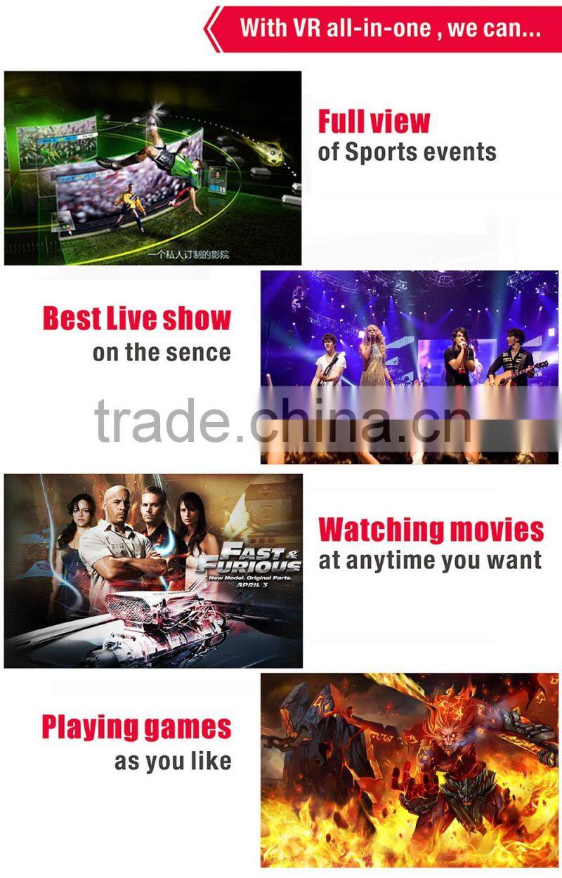 Vr all in one Headset 3D VR glasses customized LOGO