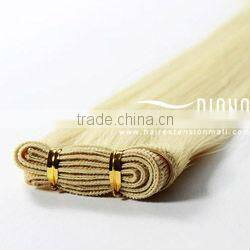 17" 44cm hand tied remy human hair weft