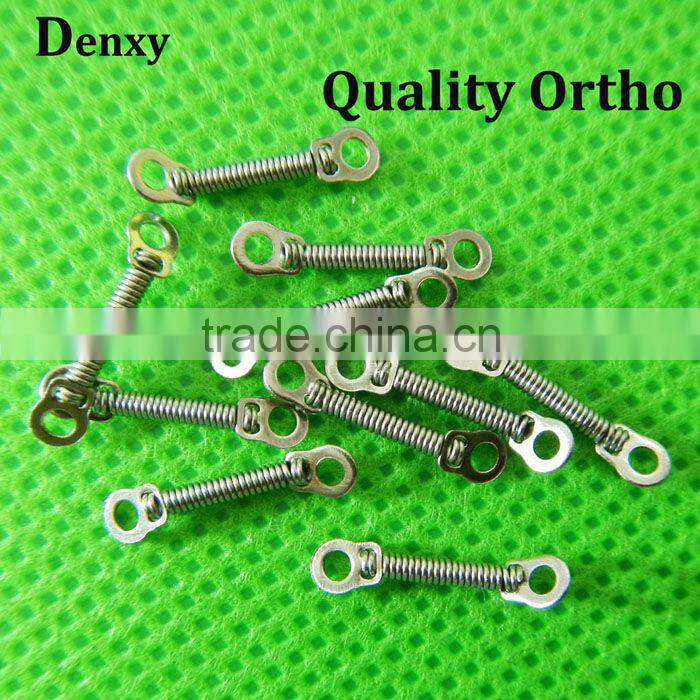 China Dental Orthodontic Product Manufacture orthodontic niti close & open coil springs with eyelet