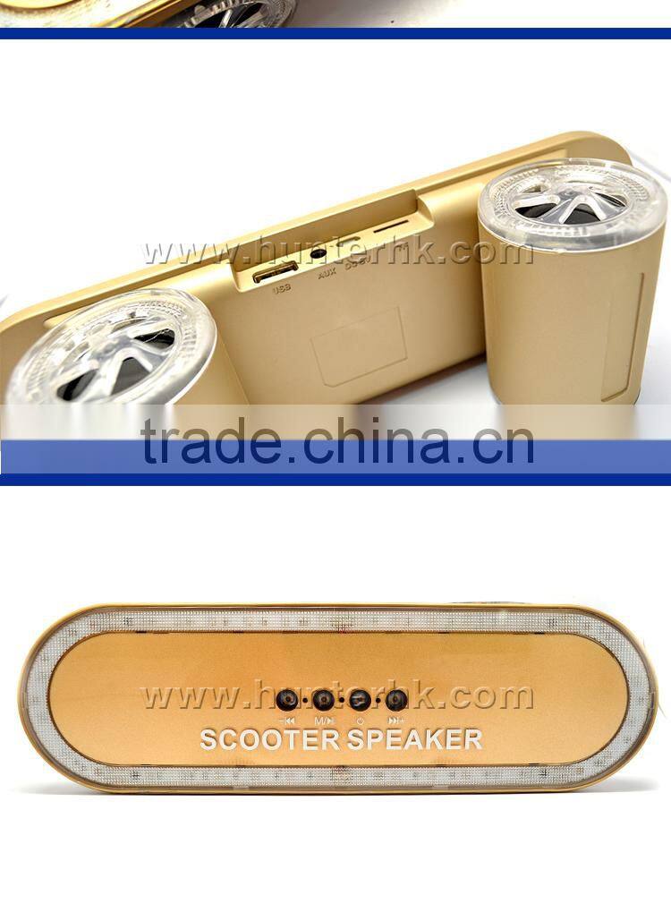 Scooter Design LED Flashing Bluetooth Speaker