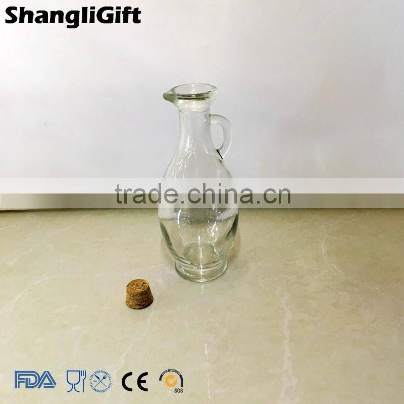 250ml Small Sake Bottle Glass With Handle Direct Manufacturer
