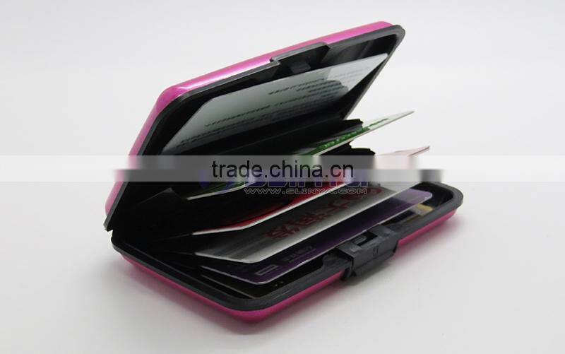 9 Colors Plated 11 X 8CM Waterproof Aluminium Credit Card Wallet