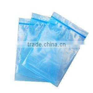 Opaque plastic bags, Blue self locking anti static plastic bags